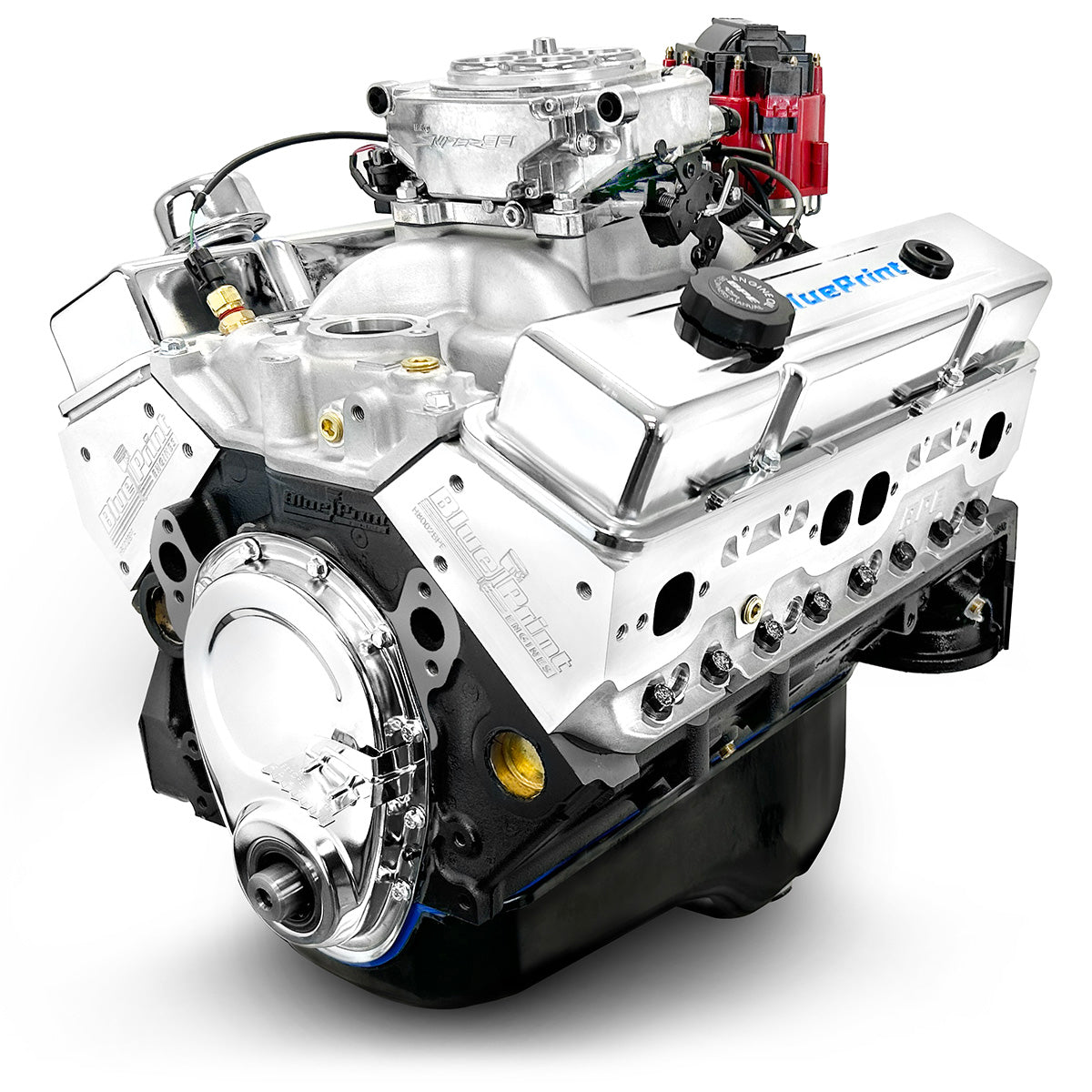 GM SB Compatible 383 c.i. Engine - 436 HP - Base Dressed - Fuel