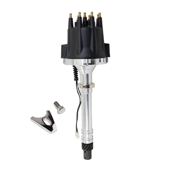 GM SB and BB Compatible ProSeries 2-Wire Distributor - Black Cap