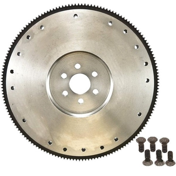 157-Tooth Steel Flywheel - 10.5" Clutch - Includes weights for External 28 oz, External 50 oz, or internal  balance - Ford Compatible