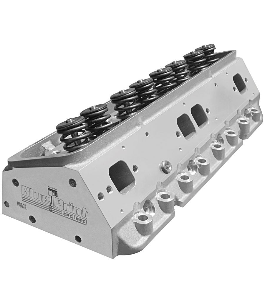 Aluminum Assembled Cylinder Head - GM SB Compatible - 195cc - Sold as – BluePrint Engines aluminum-assembled-cylinder-head-gm-sb-compatible-195cc-sold-as-blueprint-engines