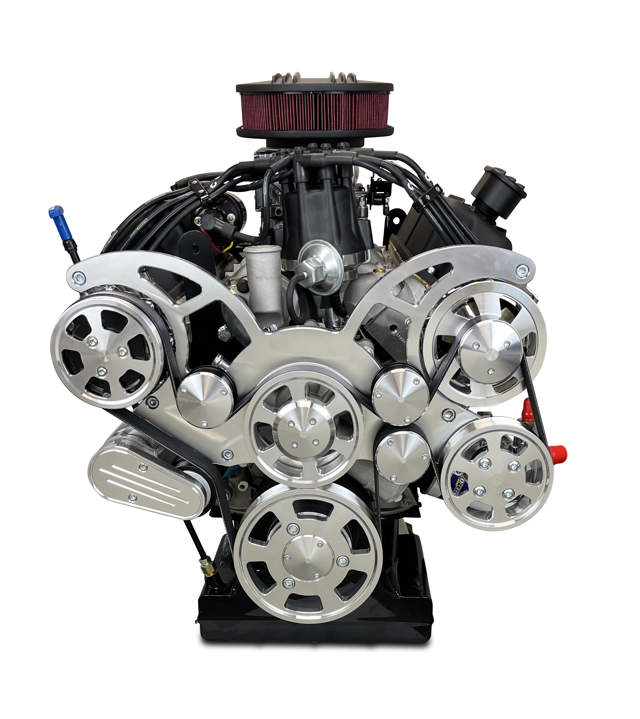BluePrint Engines Ford Small Block Compatible 347 C.I. Standard Edition - 4R70W Automatic Transmission - Polished Pulley Kit - Fuel Injected