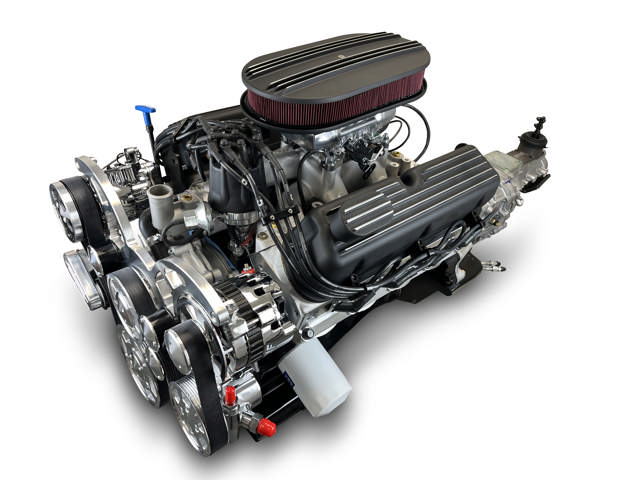BluePrint Engines Ford Small Block Compatible 347 C.I. Standard Dressed - TKX Manual Transmission - Polished Pulley Kit - Fuel Injected