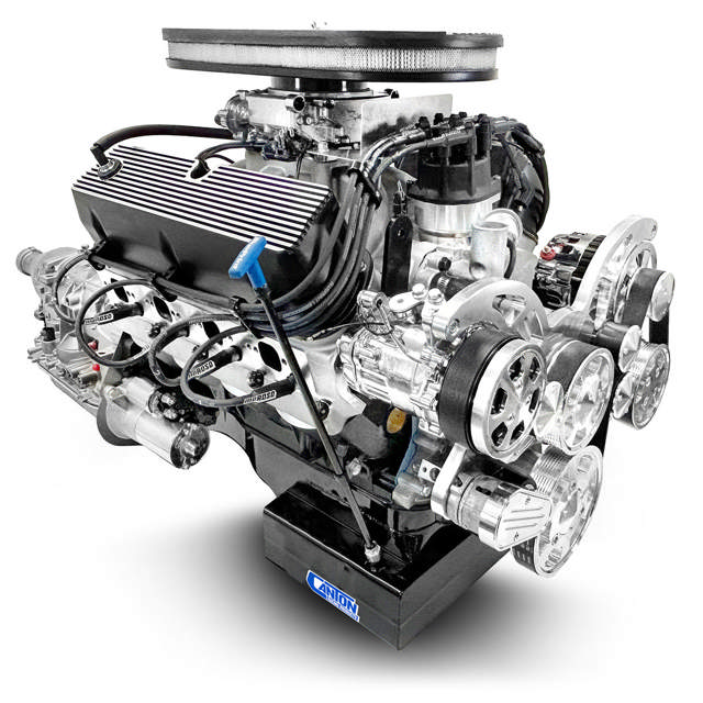 Ford Small Block Compatible 427 C.I. Cobra Edition - 4R70W Automatic Transmission - Polished Pulley Kit - Carbureted