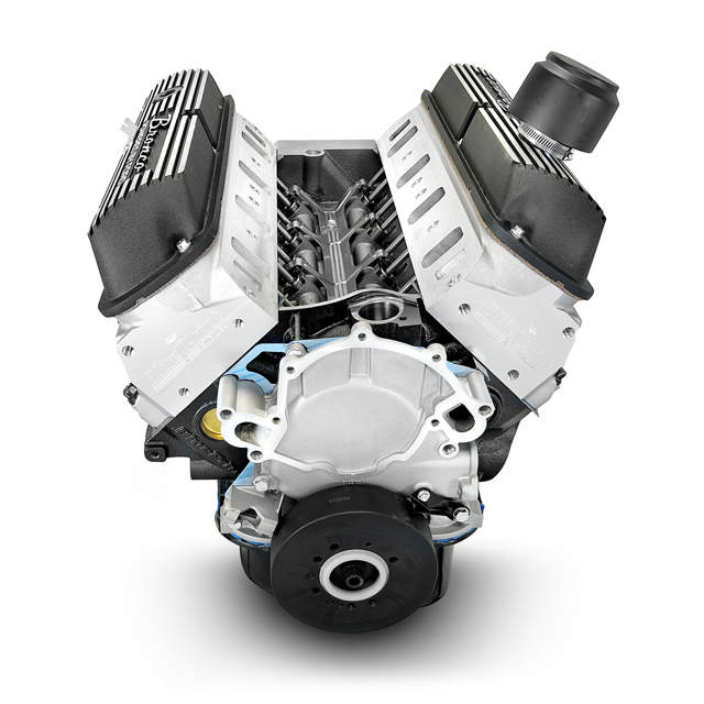 Ford Small Block Compatible 302 C.I. Long Block - Dual Sump Oil Pan - Bronco Edition