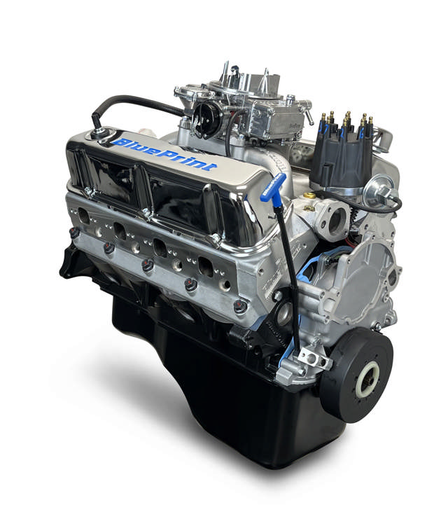 BluePrint Engines Ford Small Block Compatible 347 C.I. Base Dressed - Front Sump Oil Pan - Carbureted