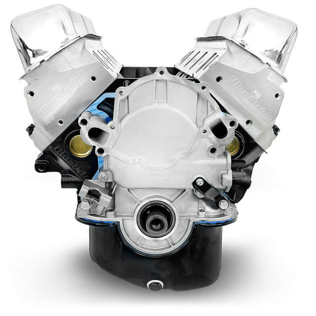 Ford Small Block Compatible 347 C.I. Long Block - Rear Sump Oil Pan