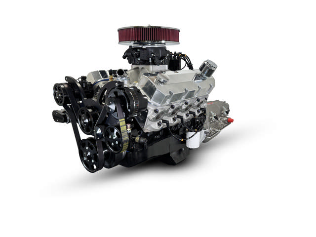 GM Big Block Compatible 598 c.i. Engine and 4L80E Automatic Transmission - 741 Horsepower - Standard Edition Builder Series - Black Pulley Kit - Fuel Injected