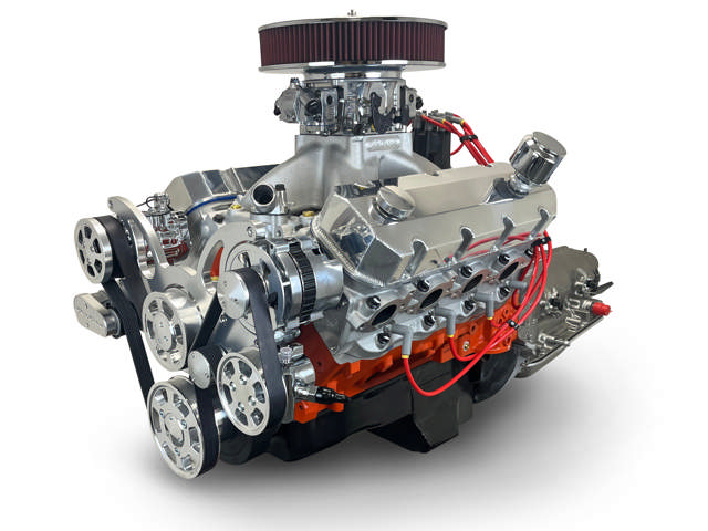 GM Big Block Compatible 632 c.i. Pro Series Engine and 4L80E Automatic Transmission - 815 Horsepower - Standard Edition Builder Series - Polished Pulley Kit - Fuel Injected