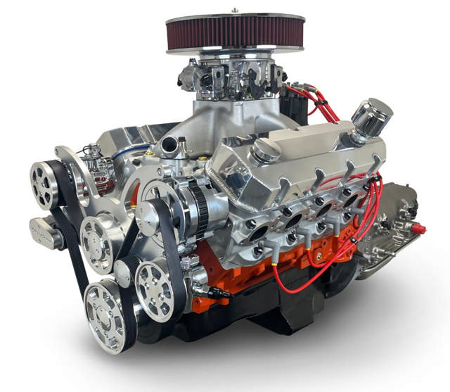 GM Big Block Compatible 632 C.I. Standard Edition - 4L80E Automatic Transmission - Polished Pulley Kit - Carbureted