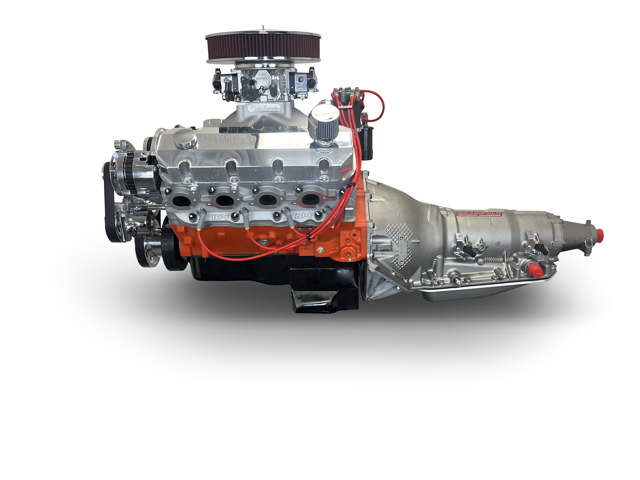 GM Big Block Compatible 632 C.I. Standard Edition - 4L80E Automatic Transmission - Polished Pulley Kit - Carbureted