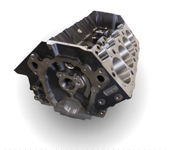 Steel Billet Main Caps, 9.800 Deck x 4.500 Bore, 2-Piece Seal, SIAM, GM Big Block Compatible Bare Block