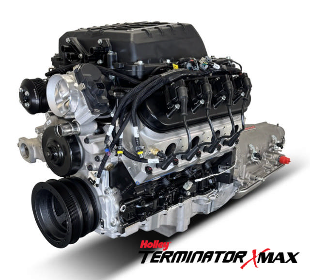 GM LS Compatible 376 c.i. Engine and 4L80E Automatic Transmission - Standard Edition Builder Series - Holley Terminator X EFI