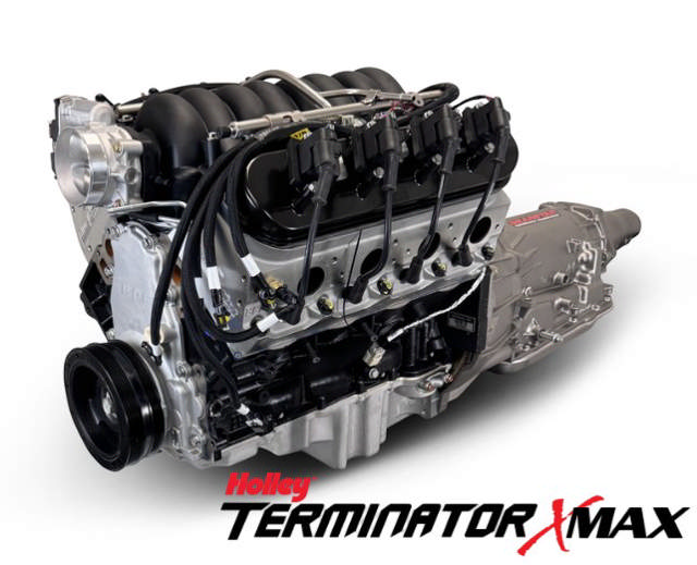 GM LS Compatible 427 c.i. Engine and 4L65/70E Automatic Transmission - Standard Edition Builder Series - Holley Terminator X EFI System