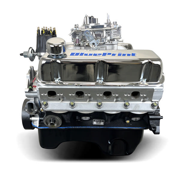 Ford Small Block Compatible 302 C.I. Base Dressed - Rear Sump Oil Pan - Cruiser - Carbureted