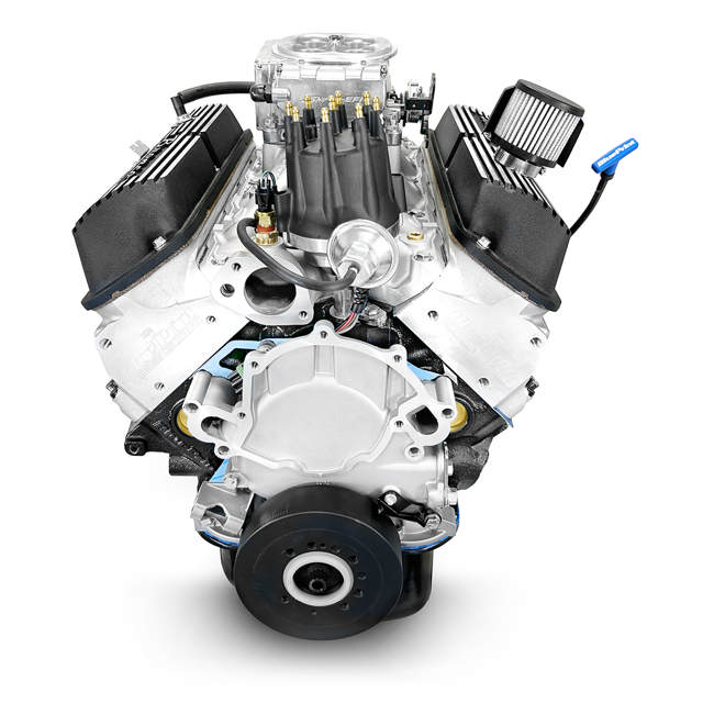Ford Small Block Compatible 302 C.I. Base Dressed - Dual Sump Oil Pan - Bronco Edition - Carbureted