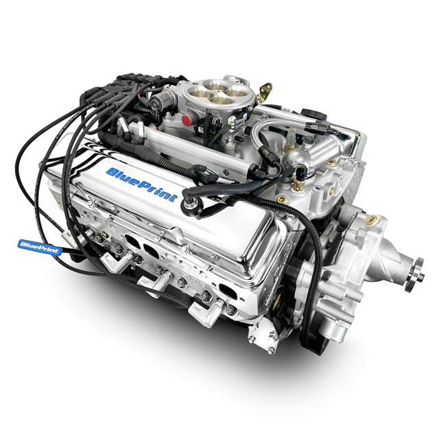 BluePrint Engines GM Small Block Compatible 383 c.i. Engine - 436 Horsepower - Deluxe Dressed - BluePrint Engines Calibrated ECU