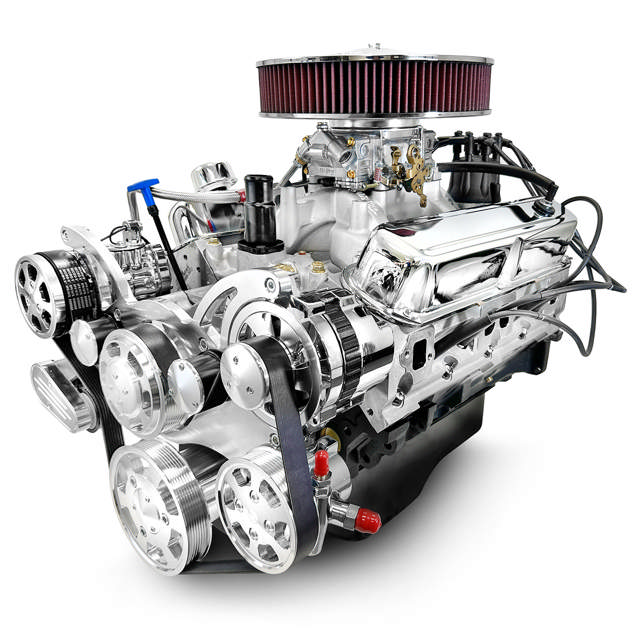Chrysler Small Block Compatible 408 C.I. Deluxe Dressed - Polished Pulley Kit - Carbureted
