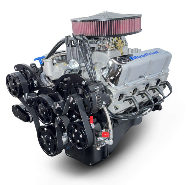 Ford Small Block Compatible 408 C.I. Deluxe Dressed - Carbureted - Black Pulley Kit