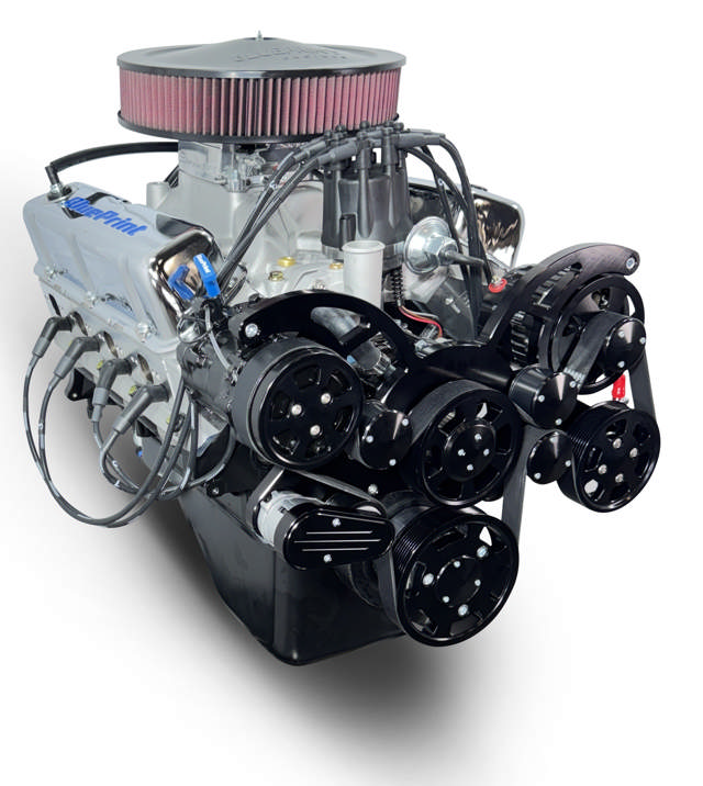 Ford Small Block Compatible 408 C.I. Deluxe Dressed - Fuel Injected - Polished Pulley Kit