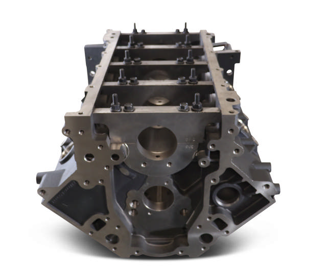 GM LS Compatible Bare Block – 9.705 Deck x 4.000 Bore, SIAM, Steel Billet Main Caps, 6-Bolt
