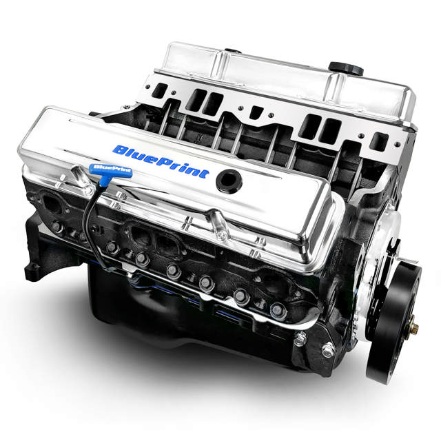 GM Small Block Compatible 350 C.I. Long block - 50 State Legal 80'-88'