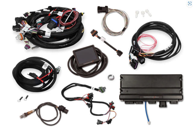 GM LS Compatible 427 c.i. Pro Series Engine - GM Plastic Intake - Base Dressed - Holley Terminator X EFI System