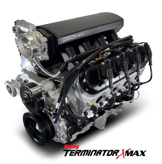 GM LS Compatible 376 c.i. Pro Series Engine - 525 Horsepower - Base Dressed - Holley Terminator X EFI System