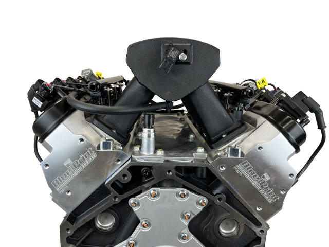 GM LS Compatible 376 c.i. Pro Series Engine - 525 Horsepower - Base Dressed - Holley Terminator X EFI System