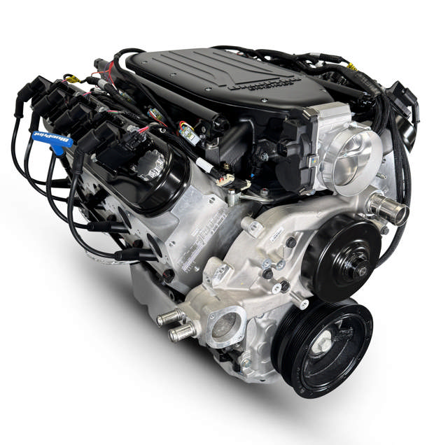 GM LS Compatible 376 c.i. Pro Series Engine - 510 Horsepower - Base Dressed - Holley Terminator X EFI System
