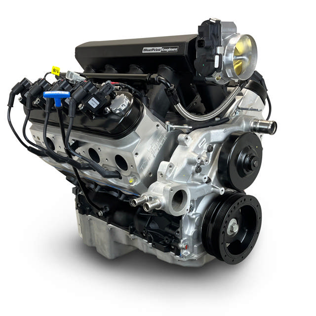 GM LS Compatible 427 c.i. Pro Series Engine - BPE Fabbed Aluminum Intake - Base Dressed - No ECU / Harness