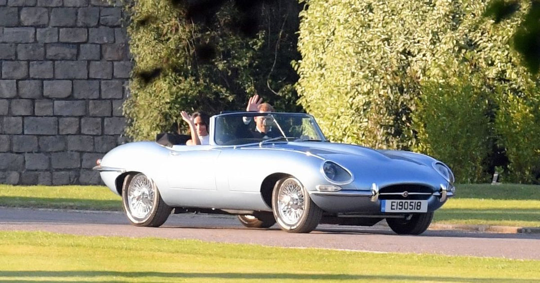 Quite the Getaway Car: Prince Harry and Meghan Markle’s Vintage Jaguar E-Type
