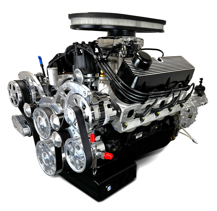 Ford Small Block Compatible 427 c.i. Engine and TKX Manual Transmission - 541 Horsepower - Cobra Edition Builder Series - Polished Pulley Kit - Fuel Injected