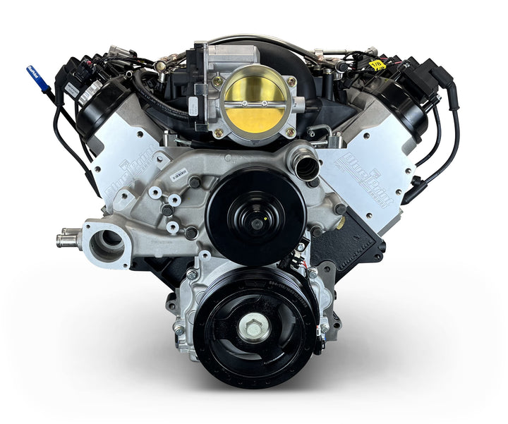 GM LS Compatible 376 c.i. Engine and ZF-8 Speed Automatic Transmission - 530 Horsepower - Standard Edition Builder Series - BluePrint Engines Calibrated ECU