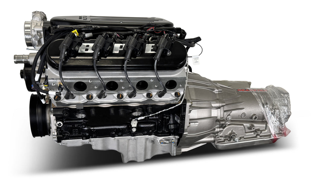 GM LS Compatible 376 c.i. Engine and 4L65/70E Automatic Transmission 4WD Ready - 510 Horsepower - Truck Edition Builder Series - Holley Terminator X EFI System