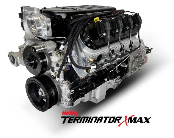 GM LS Compatible 376 c.i. Engine and 4L65/70E Automatic Transmission 4WD Ready - 510 Horsepower - Truck Edition Builder Series - Holley Terminator X EFI System