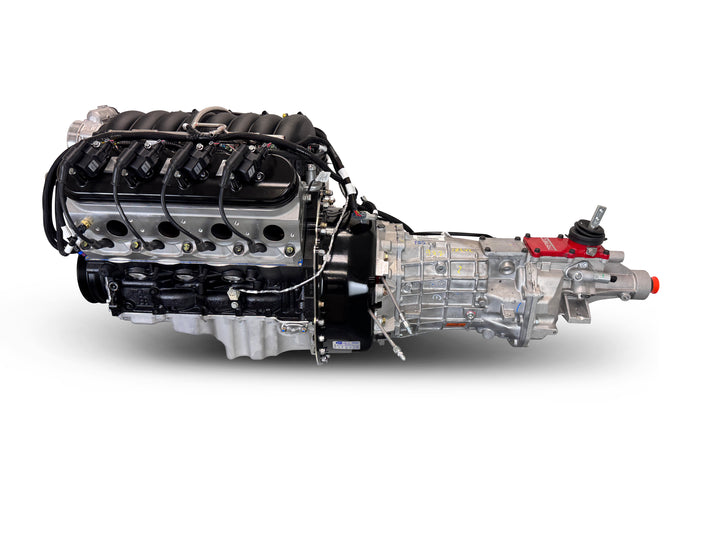 GM LS Compatible 427 c.i. Engine and T56 Manual Transmission - 605 Horsepower - Standard Edition Builder Series - Holley Terminator X EFI