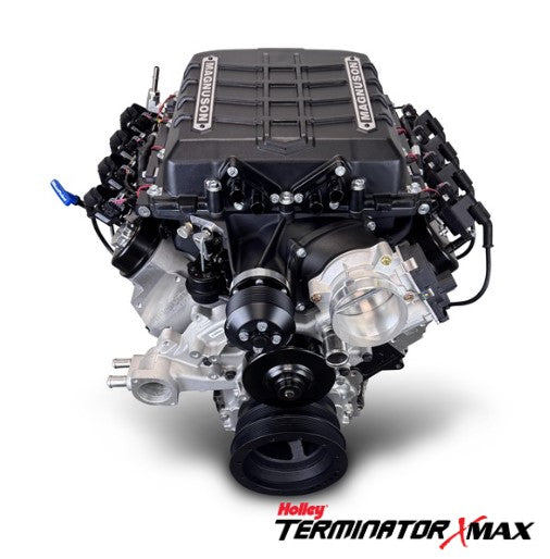 GM LS Compatible 427 c.i. Engine and 4L80E Automatic Transmission - 830 Horsepower - Standard Edition Builder Series - Holley Terminator X EFI System