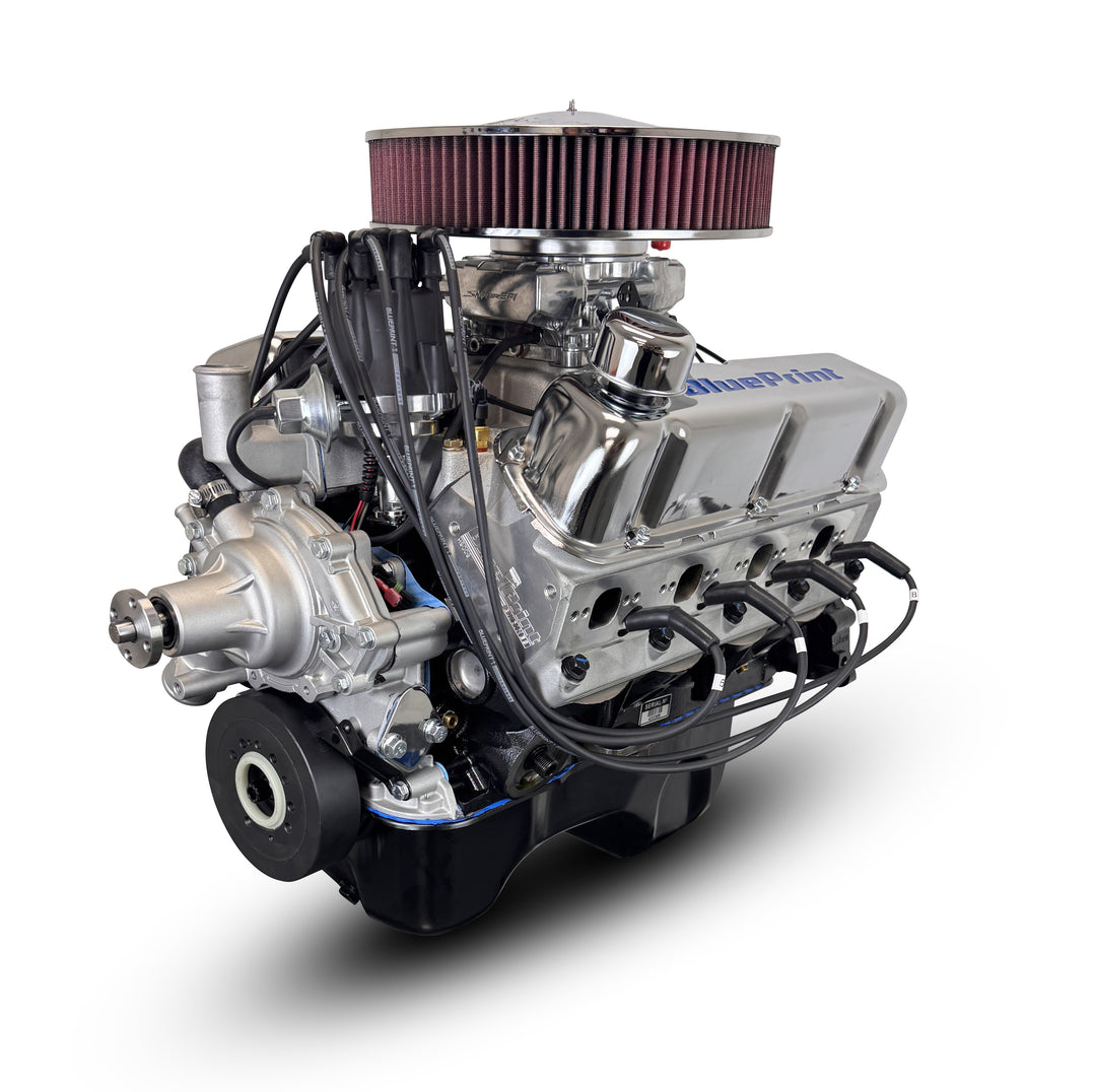 Ford Small Block Compatible 347 c.i. Engine - 415 Horsepower - Deluxe Dressed - Rear Sump - Fuel Injected