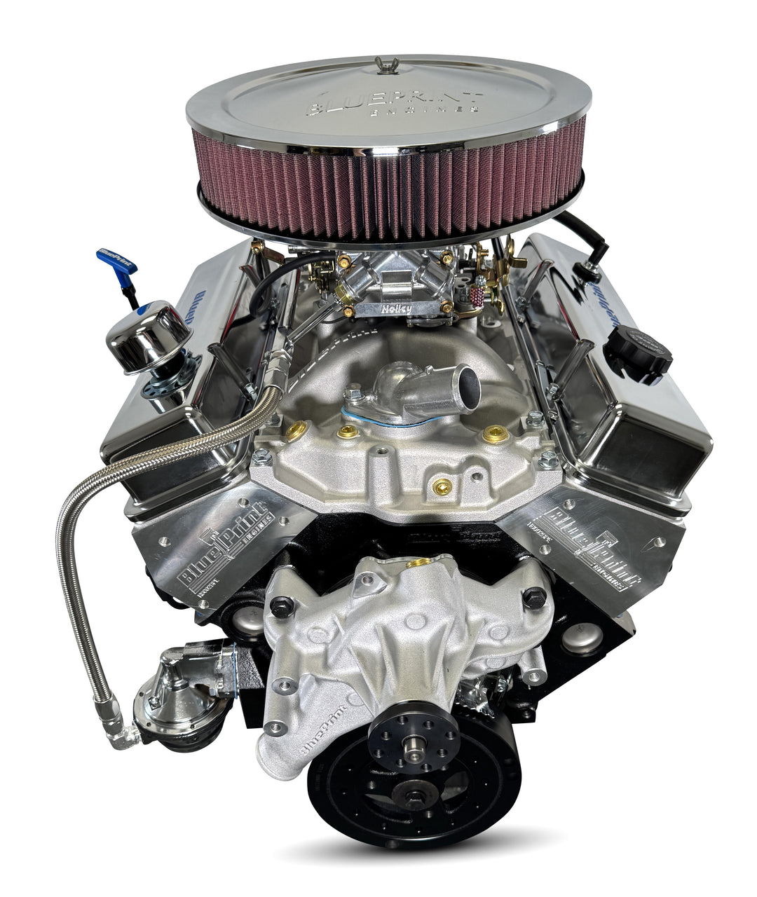 GM Small Block Compatible 383 c.i. Engine - 436 Horsepower - Deluxe Dressed - Carbureted