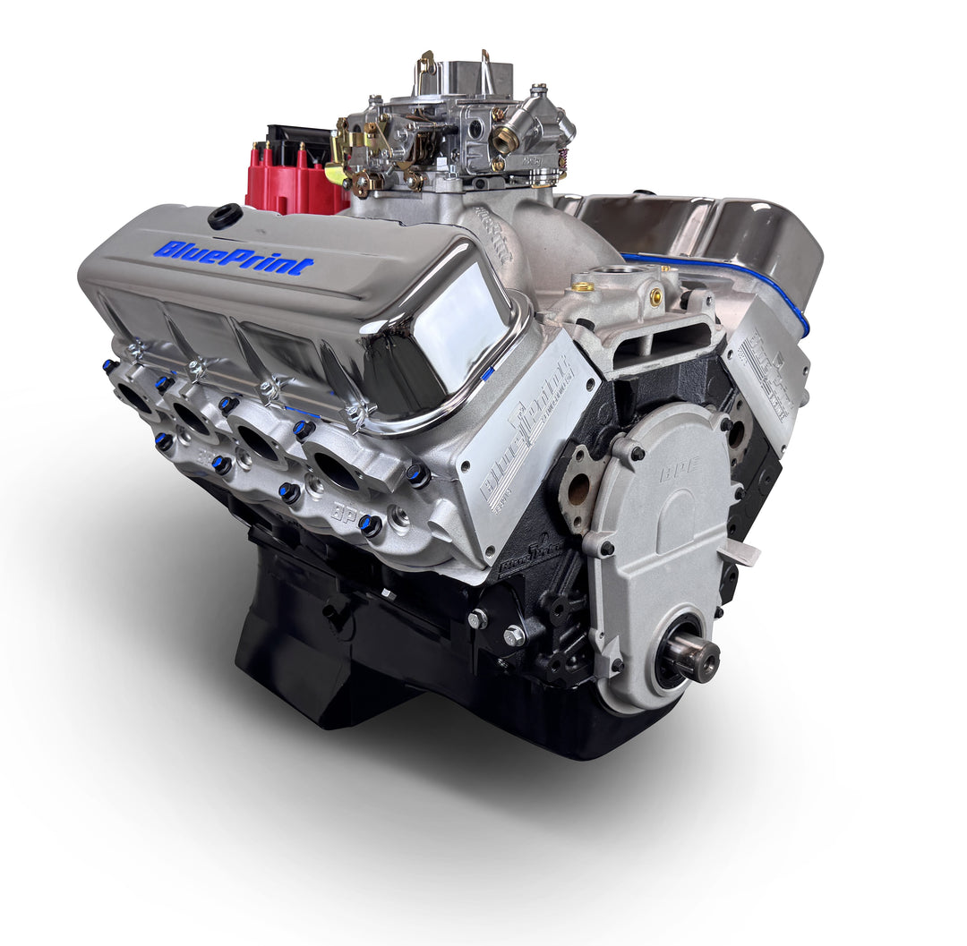 GM Big Block Compatible 496 c.i. Engine - 600 Horsepower - Base Dressed - Carbureted