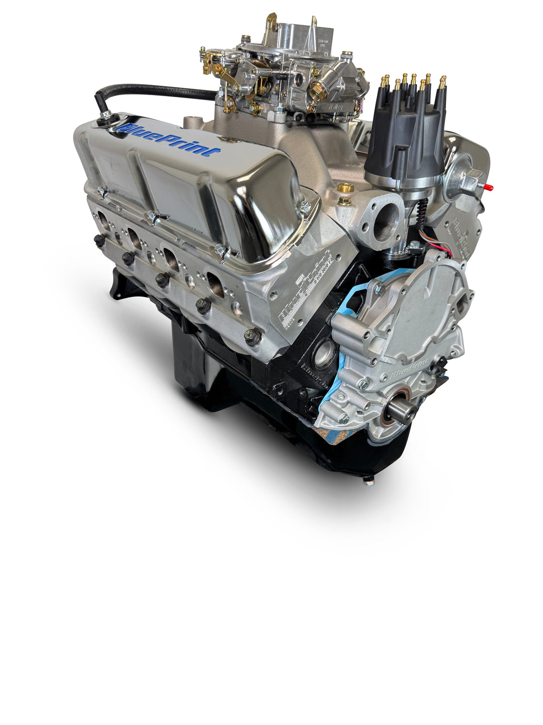 Ford Small Block Compatible 408 c.i. Engine - 450 Horsepower - Base Dressed - Rear Sump - Carbureted