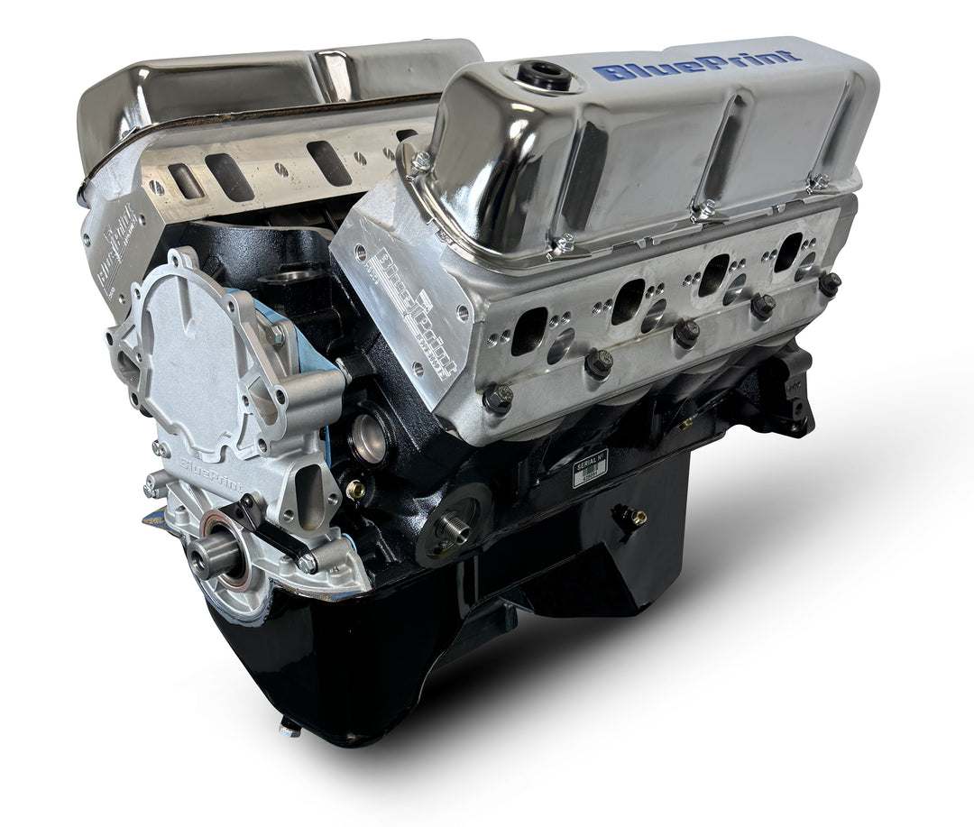 Ford Small Block Compatible 408 c.i. Engine - 450 Horsepower - Long Block - Rear Sump