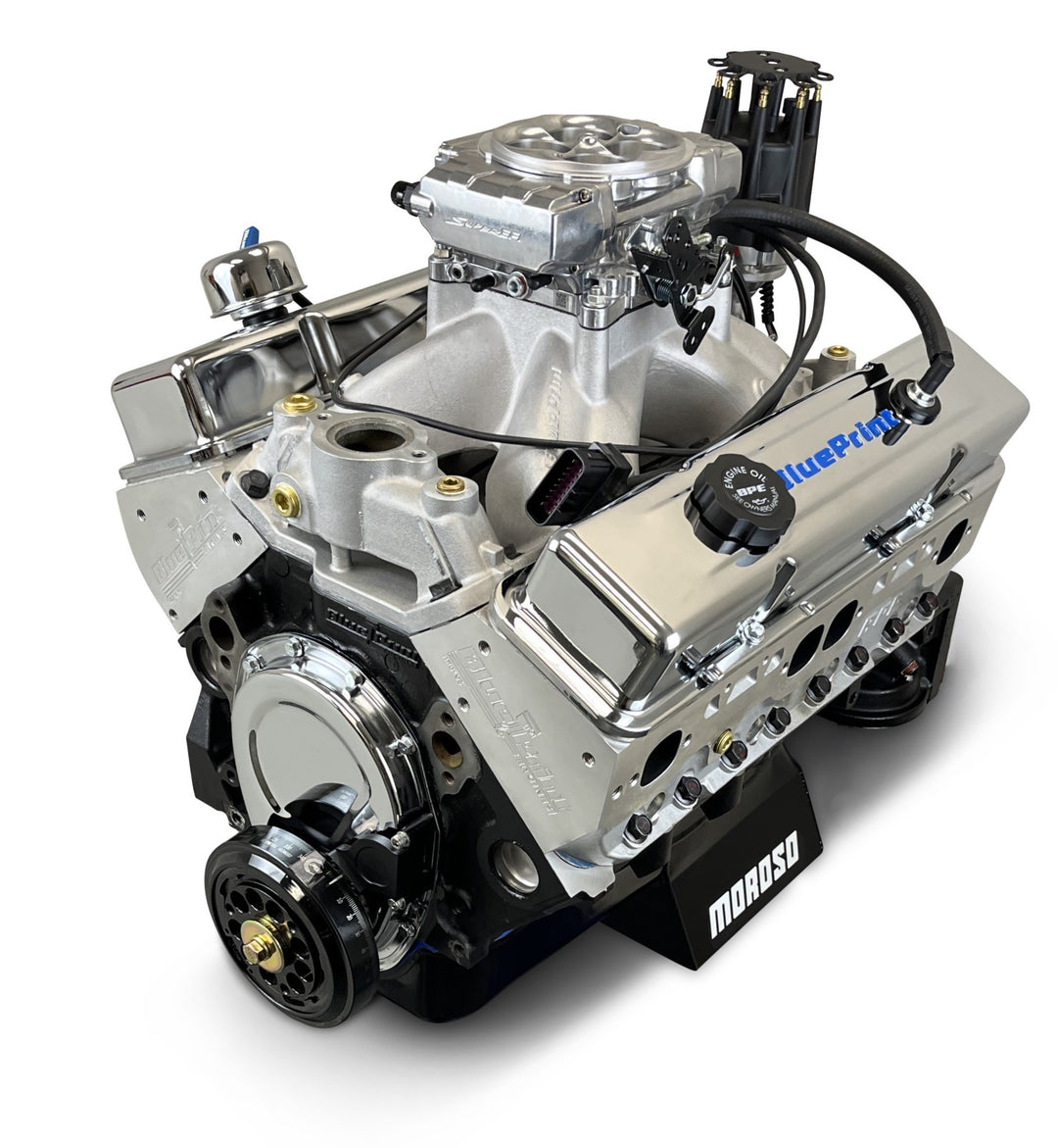 BluePrint Motorsports GM Small Block Compatible 396 c.i. Engine - 530 Horsepower - Base Dressed - Fuel Injected