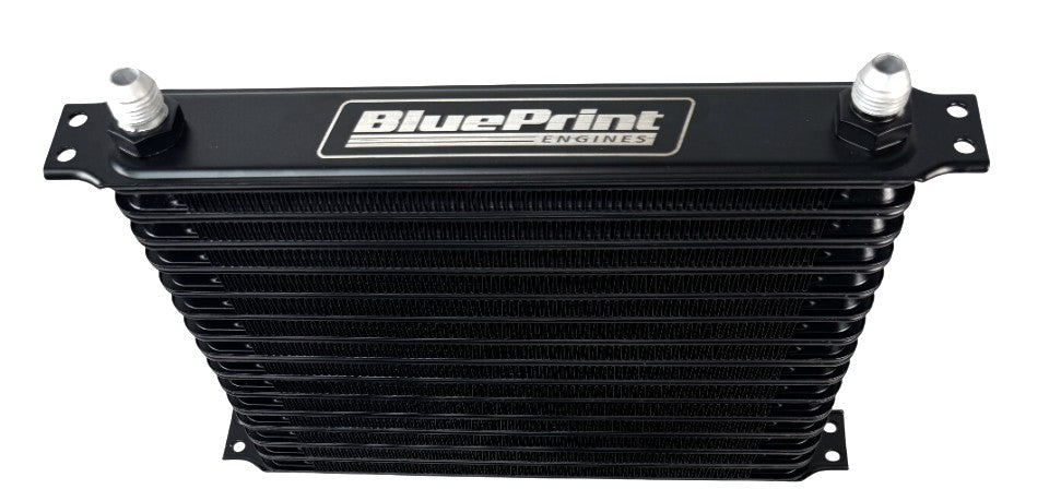 BluePrint Engines 15 Row Stacked Plate HD Transmission Cooler w/ 8AN fittings