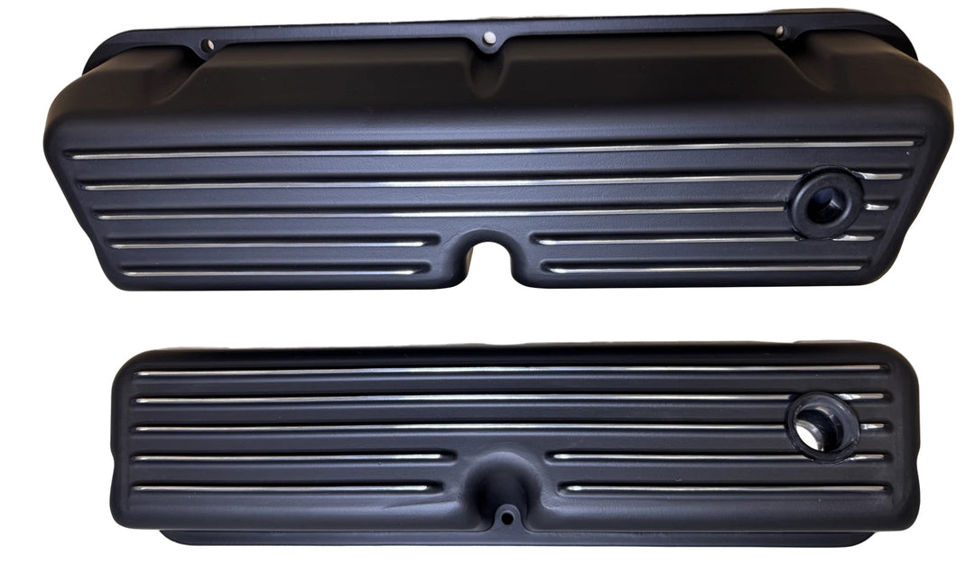 BluePrint Parts - Valve Cover Kit - Black - Ford Small Block Compatible