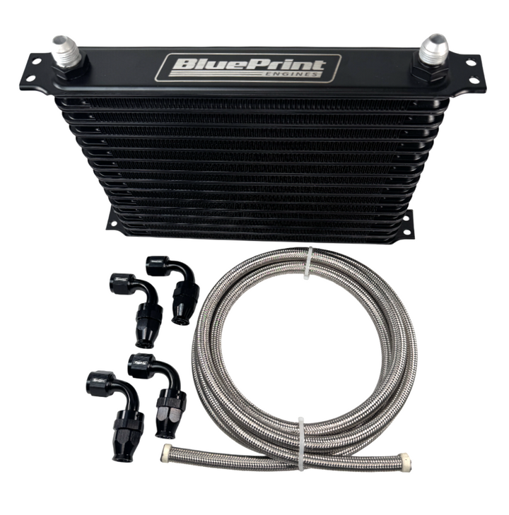 BluePrint Engines 15 Row ZF Transmission Cooler w/ 8AN fittings