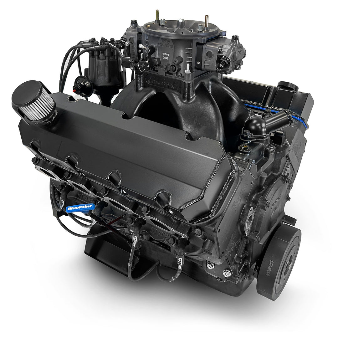 GM BB Compatible 632 c.i. ProSeries Engine - 815 HP - Blackout Reaper Edition Base Dressed - Carbureted