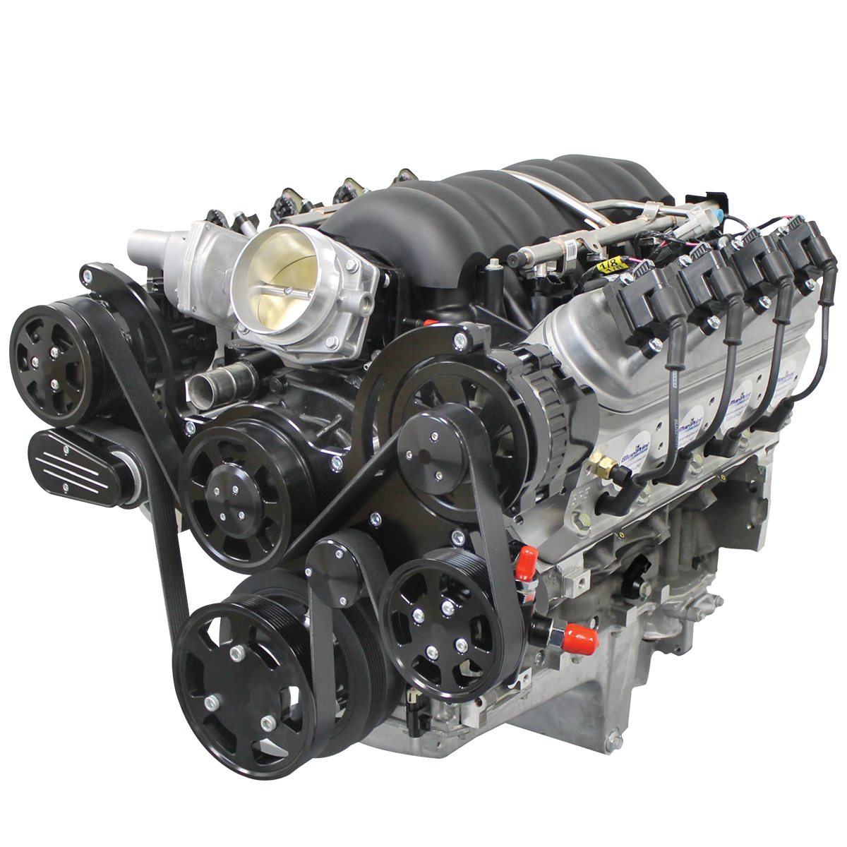 GM LS Compatible 376 c.i. ProSeries Engine - 530 HP - Deluxe Dressed w ...