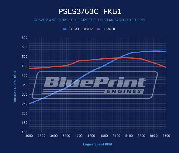 GM LS Compatible 376 c.i. Pro Series Engine - 530 Horsepower - Deluxe Dressed - Black Pulley Kit - Holley Terminator X EFI System
