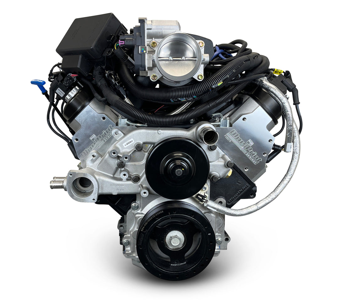 GM LS Compatible 427 c.i. Pro Series Engine - 600 Horsepower - Base Dressed - Holley Terminator X EFI System